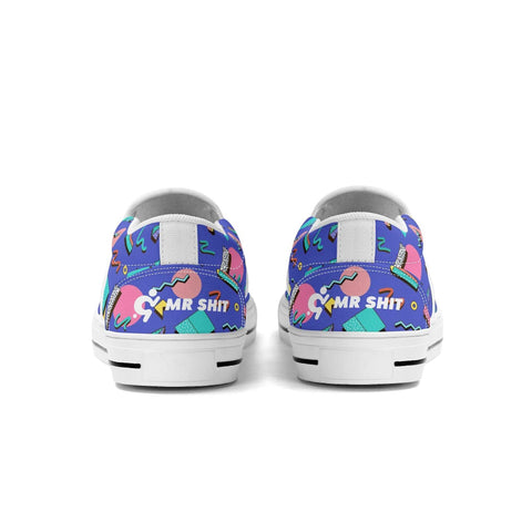 Mr.Shit Mens Slip On Shoes - 90s Pattern Shoes & Footwear 69 $