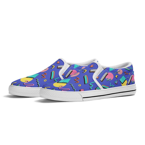 Mr.Shit Mens Slip On Shoes - 90s Pattern Shoes & Footwear 69 $