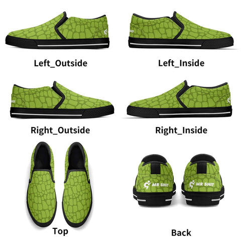 Mr.Shit Mens Slip On Shoes - Crocodile Shoes & Footwear 69 $
