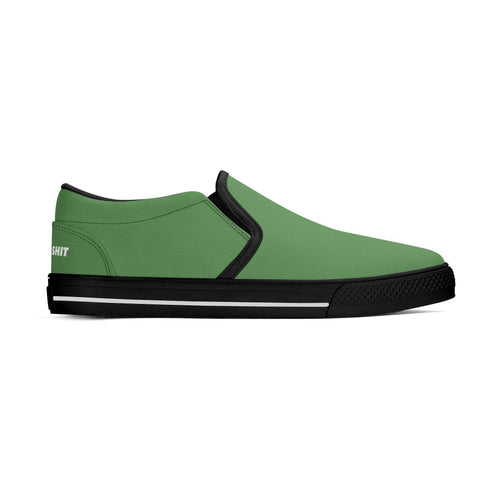 Mr.Shit Mens Slip On Shoes - Green Shoes & Footwear 69 $
