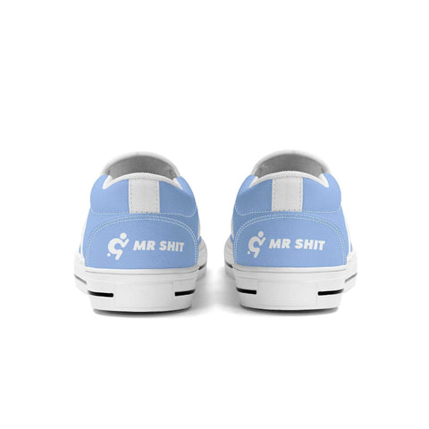 Mr.Shit Mens Slip On Shoes - Light Blue Shoes & Footwear 69 $