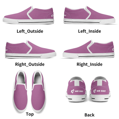 Mr.Shit Mens Slip On Shoes - Purple Shoes & Footwear 69 $