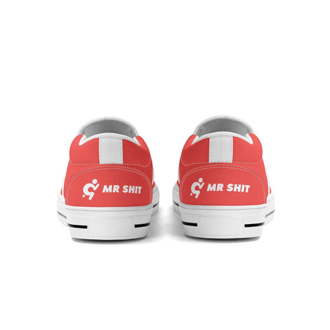 Mr.Shit Mens Slip On Shoes - Red Shoes & Footwear 69 $
