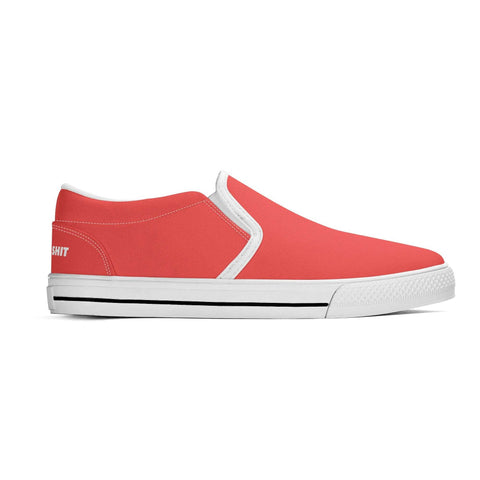 Mr.Shit Mens Slip On Shoes - Red Shoes & Footwear 69 $