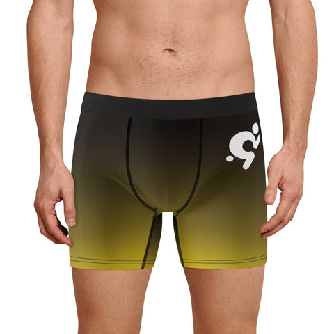 Mr.Shit Mens Trunks Underwear - Black and Yellow Men's Underwear 25 $