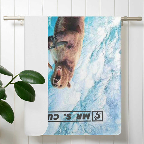 Mr.Shit Mr S Customs - Bath / Beach Towel - Bear Vibes All Towels 38 $