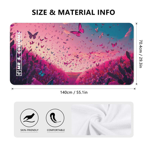 Mr.Shit Mr S Customs - Bath / Beach Towel - Butterflies All Towels 38 $