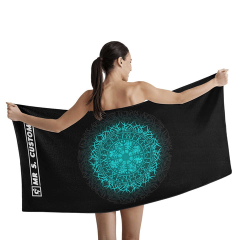 Mr.Shit Mr S Customs - Bath / Beach Towel - Compass All Towels 38 $