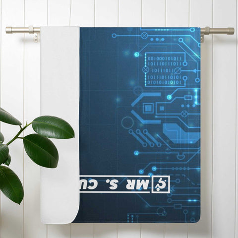 Mr.Shit Mr S Customs - Bath / Beach Towel - Computer Circuit All Towels 38 $