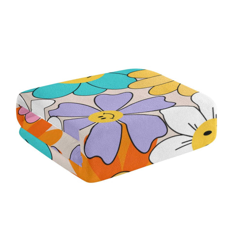 Mr.Shit Mr S Customs - Bath / Beach Towel - Flower Power All Towels 38 $