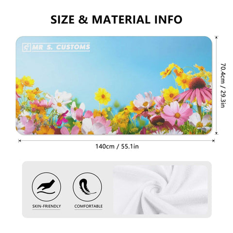 Mr.Shit Mr S Customs - Bath / Beach Towel - Flowers All Towels 38 $
