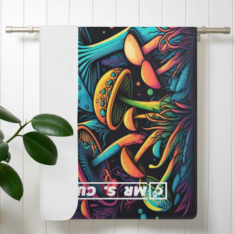 Mr.Shit Mr S Customs - Bath / Beach Towel - Mushrooms All Towels 38 $