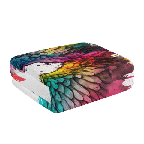 Mr.Shit Mr S Customs - Bath / Beach Towel - Rainbow Angel Wings All Towels 38 $