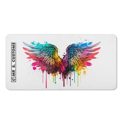 Mr.Shit Mr S Customs - Bath / Beach Towel - Rainbow Angel Wings All Towels 38 $