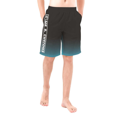 Mr.Shit Mr S Customs - Mens Shorts - Light Blue Mr S - Men's Shorts 38 $