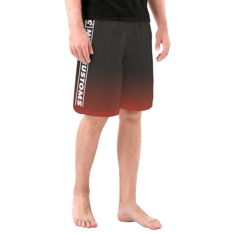 Mr S Customs - Mens Shorts - Red - Mr.Shit