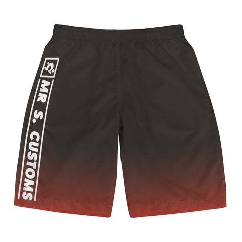Mr.Shit Mr S Customs - Mens Shorts - Red Mr S - Men's Shorts $ 29.42