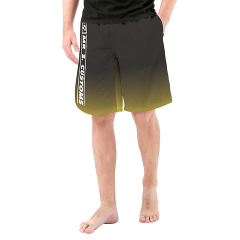 Mr.Shit Mr S Customs - Mens Shorts - Yellow Mr S - Men's Shorts 38 $