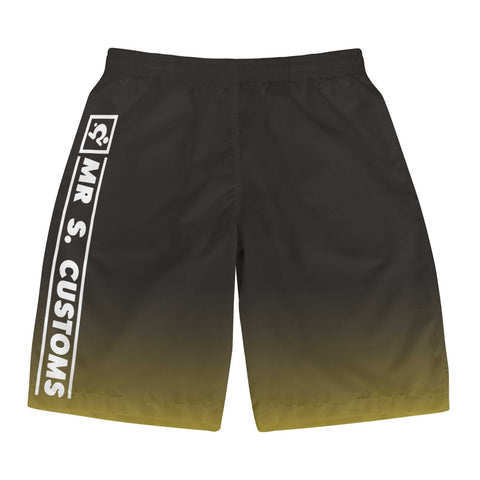 Mr.Shit Mr S Customs - Mens Shorts - Yellow Mr S - Men's Shorts 38 $