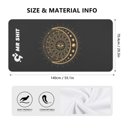 Mr.Shit Mr Shit - Bath / Beach Towel - All Seeing Eye - Black All Towels 38 $