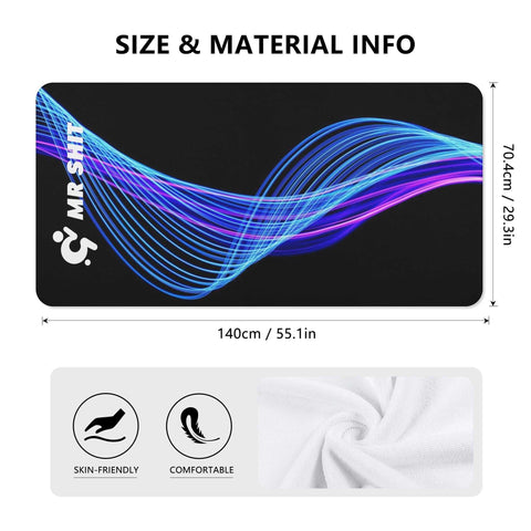 Mr.Shit Mr Shit - Bath / Beach Towel - Black Pattern All Towels 38 $