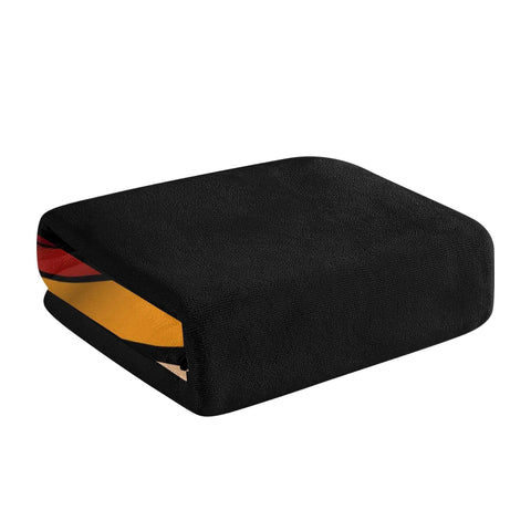 Mr.Shit Mr Shit - Bath / Beach Towel - Black Retro Pattern All Towels 38 $