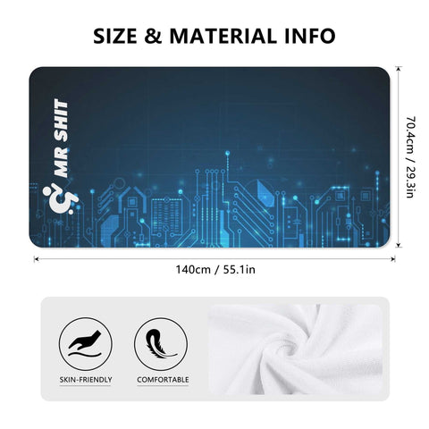 Mr.Shit Mr Shit - Bath / Beach Towel - Computer Circuit All Towels 38 $