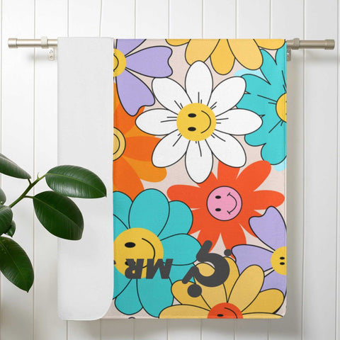 Mr.Shit Mr Shit - Bath / Beach Towel - Flower Power All Towels 38 $
