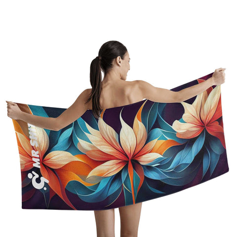 Mr.Shit Mr Shit - Bath / Beach Towel - Flowers 2 All Towels 38 $
