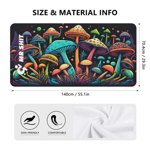 Mr.Shit Mr Shit - Bath / Beach Towel - Mushrooms All Towels 38 $