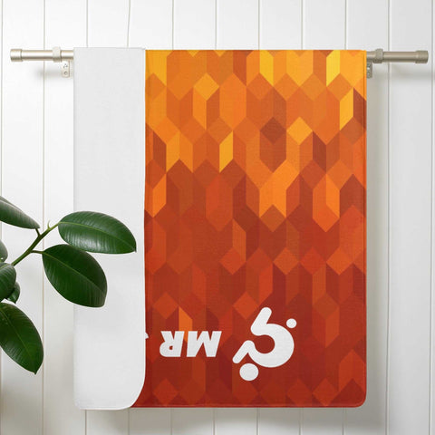 Mr.Shit Mr Shit - Bath / Beach Towel - Orange Pattern All Towels 38 $