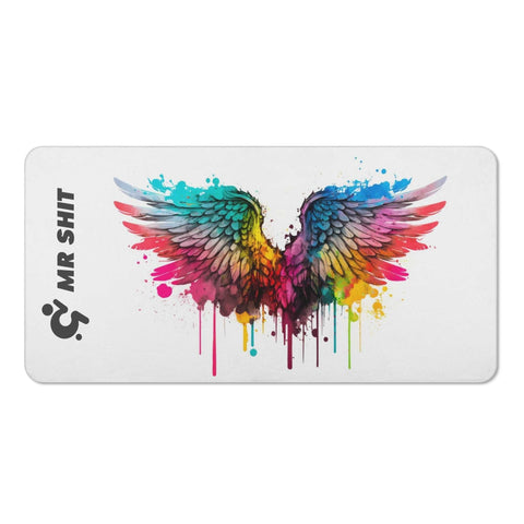 Mr.Shit Mr Shit - Bath / Beach Towel - Rainbow Angel Wings All Towels 38 $
