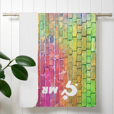 Mr.Shit Mr Shit - Bath / Beach Towel - Rainbow Bricks All Towels 38 $