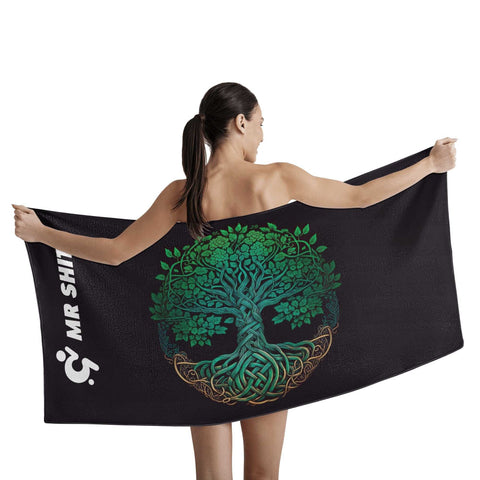 Mr.Shit Mr Shit - Bath / Beach Towel - Tree of Life All Towels 38 $