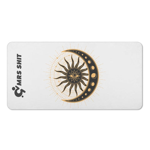 Mr.Shit Mrs Shit - Bath / Beach Towel - All Seeing Eye - White All Towels 38 $