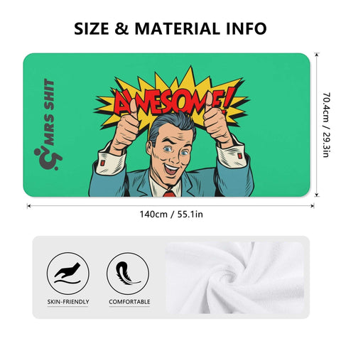 Mr.Shit Mrs Shit - Bath / Beach Towel - Awesome All Towels 38 $