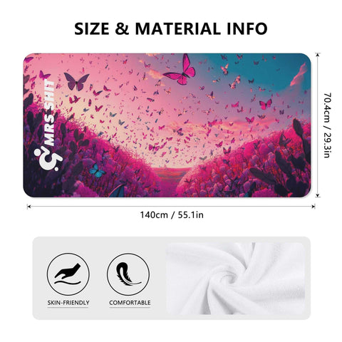 Mr.Shit Mrs Shit - Bath / Beach Towel - Butterflies All Towels 38 $