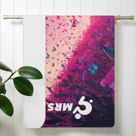 Mr.Shit Mrs Shit - Bath / Beach Towel - Butterflies All Towels 38 $
