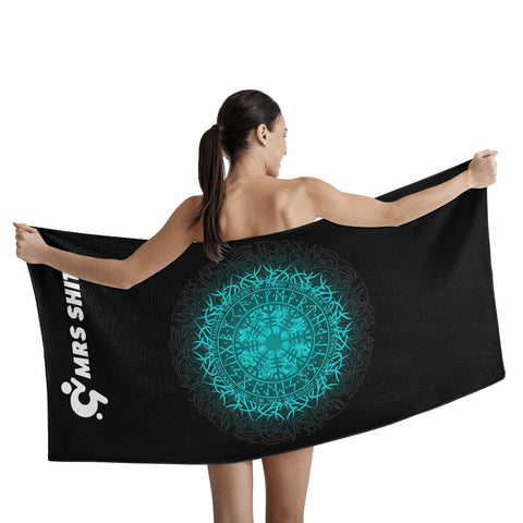 Mr.Shit Mrs Shit - Bath / Beach Towel - Compass All Towels 38 $