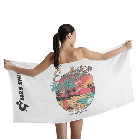 Mr.Shit Mrs Shit - Bath / Beach Towel - Endless Summer All Towels 38 $