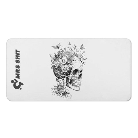 Mr.Shit Mrs Shit - Bath / Beach Towel - Floral Skull All Towels 38 $