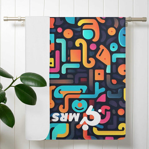 Mr.Shit Mrs Shit - Bath / Beach Towel - Funky Pattern All Towels 38 $