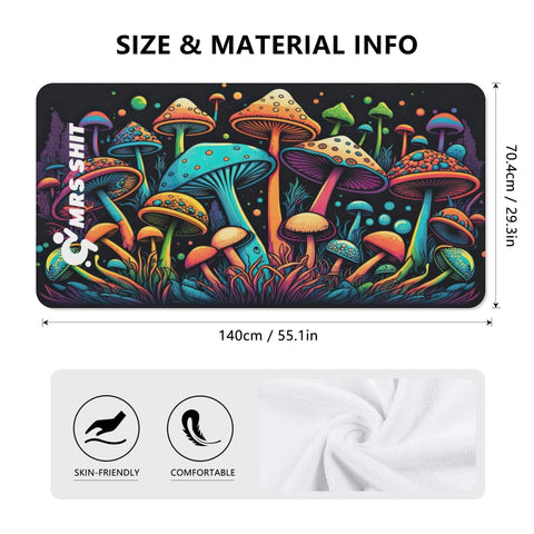 Mr.Shit Mrs Shit - Bath / Beach Towel - Mushrooms All Towels 38 $