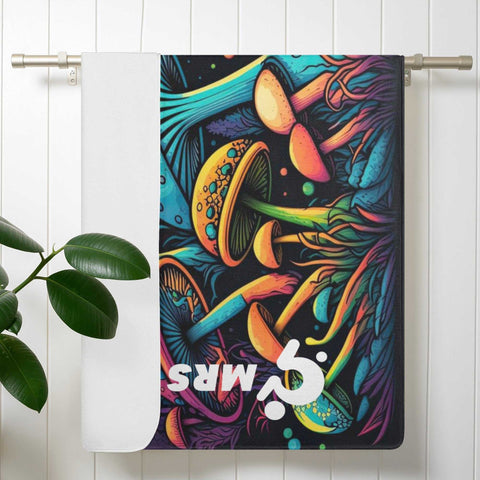 Mr.Shit Mrs Shit - Bath / Beach Towel - Mushrooms All Towels 38 $