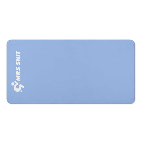 Mr.Shit Mrs Shit - Bath / Beach Towel - Pastel Blue All Towels 38 $