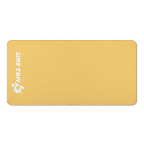 Mr.Shit Mrs Shit - Bath / Beach Towel - Pastel Yellow All Towels 38 $