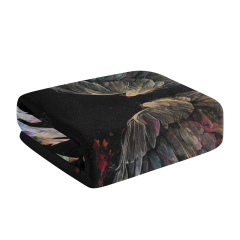 Mr.Shit Mrs Shit - Bath / Beach Towel - Rainbow Angel Wings All Towels 38 $