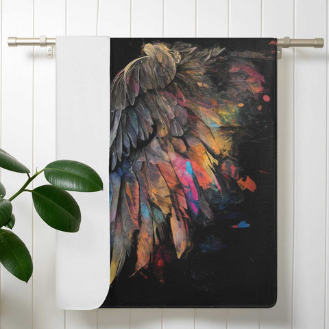 Mr.Shit Mrs Shit - Bath / Beach Towel - Rainbow Angel Wings All Towels 38 $