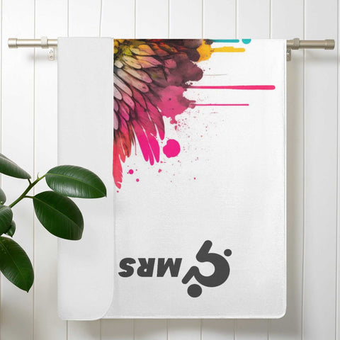 Mr.Shit Mrs Shit - Bath / Beach Towel - Rainbow Angel Wings All Towels 38 $