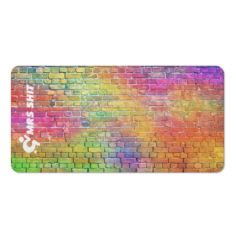 Mr.Shit Mrs Shit - Bath / Beach Towel - Rainbow Bricks All Towels 38 $